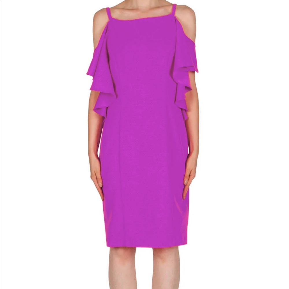 Hot pink cocktail dress